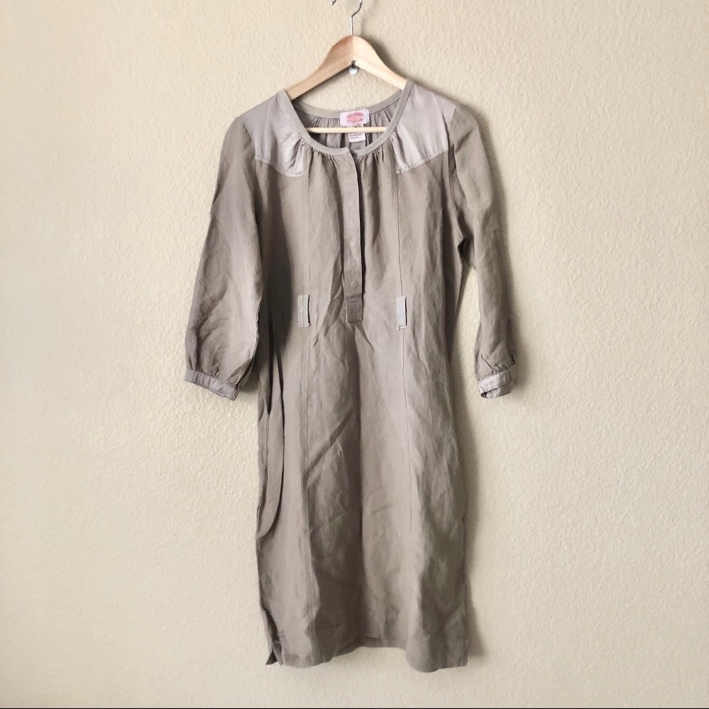 Aoyama itchome khaki dress